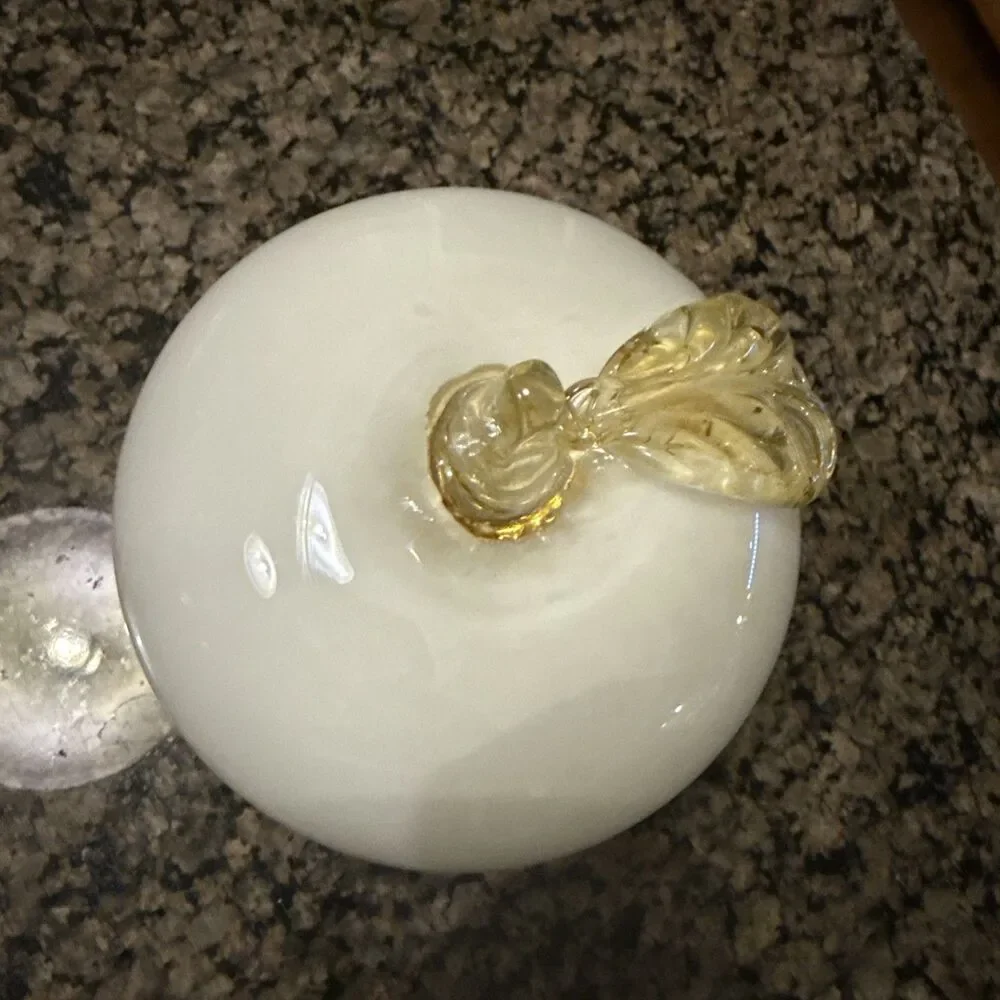 Z gallerie White Gold glass apple